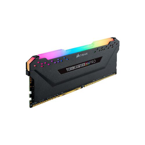 MEMORIA RAM CORSAIR 8GB DDR4 3200MHZ (1X8GB) VENGEANCE RGB PRO NEGRO CMW8GX4M1Z3200C16  