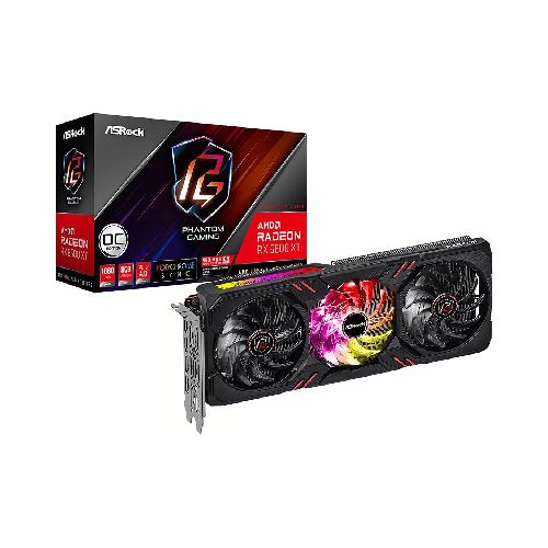 TARJETA DE VIDEO ASROCK AMD RADEON RX 6600 XT 8GB GDDR6X 128BITS PCIE4.0x4 PHANTOM GAMING D  