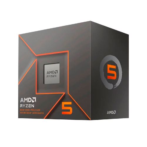 PROCESADOR AMD RYZEN 5 8500G AM5 6CORE 3.5GHZ 65W C/GRAFICOS C/VENT STEALTH 100-100000931BOX  