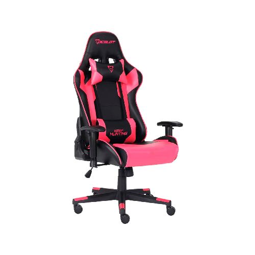 SILLA GAMER OCELOT NEGRO-ROSA VINIPIEL 150KG OGS-03  