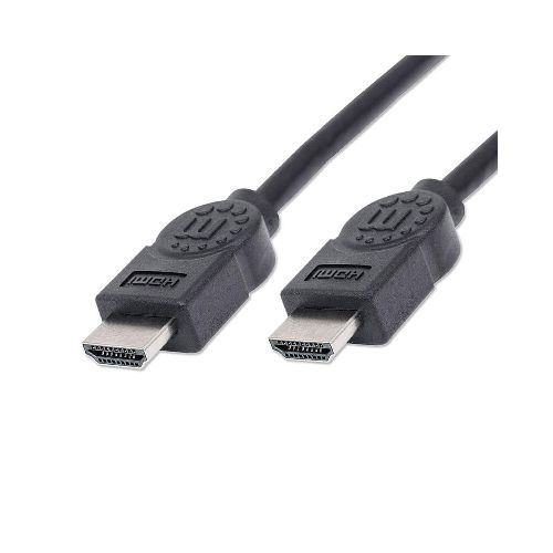 CABLE HDMI MANHATTAN 1.8M 1080P 4K 3D BLINDADO 30MHZ NEGRO 306119  