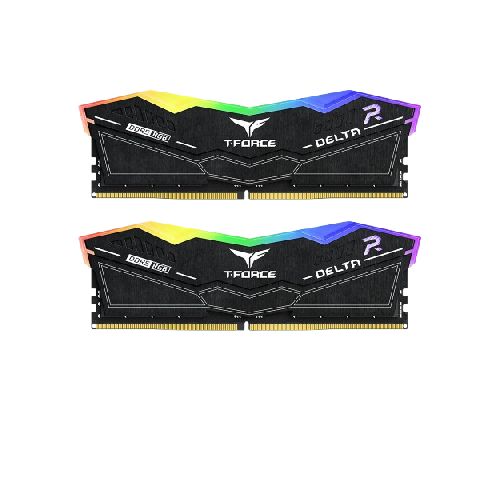 MEMORIA RAM TEAMGROUP T-FORCE DELTA 32GB DDR5 (2X16GB) 6000MHZ NEGRO RGB FF3D532G6000HC38ADC01  