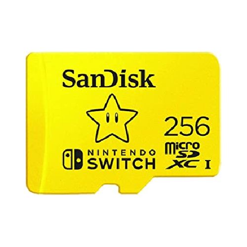 MEMORIA MICRO SD SANDISK NINTENDO SWITCH 256GB CL3 SDSQXAO-256G-GNCZN  