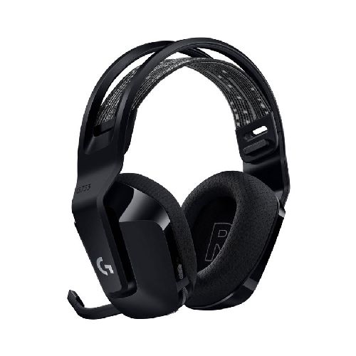 AURICULARES GAMING LOGITECH G733 BLACK INALAMBRICO RECARGABLE USB 7.1 RGB 981-000863  