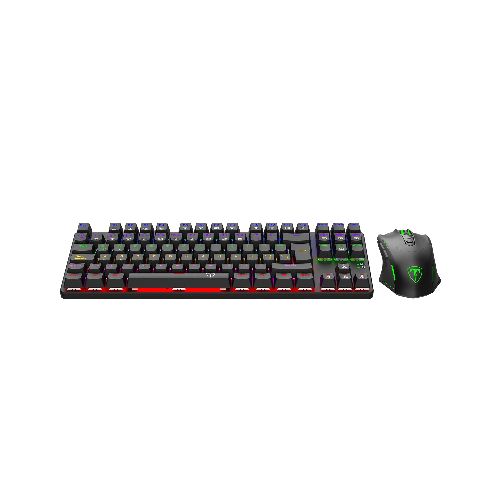 COMBO TECLADO Y MOUSE REDRAGON K552RGB-BA RGB MECANICO SWITCH AZUL K552WRGB-BA-SP  