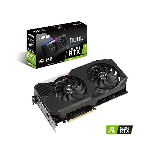 Tarjeta De Video ASUS DUAL GeForce RTX 3070 8GB GDDR6 / Nvidia / DP, HDMI | Serie 30