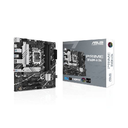 Tarjeta Madre Asus Prime B760M-A D4, INTEL, 1700