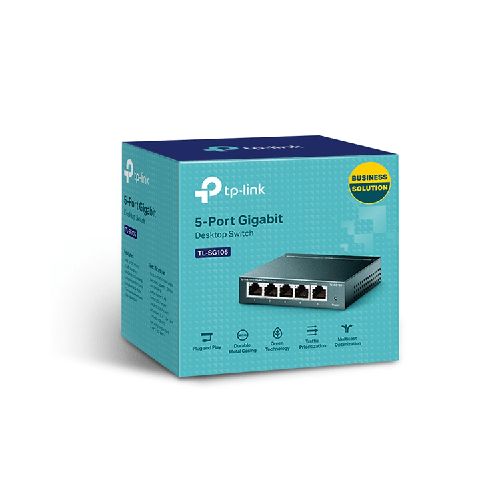 TP-LINK TL-SG105 Switch para escritorio de 5 puertos Gigabit