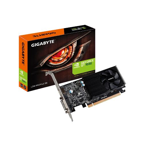 Tarjeta De Video Gigabyte GeForce GT 1030 Low Profile 2G GDDR5 / Nvidia / HDMI, DVI-D / Bajo Perfil