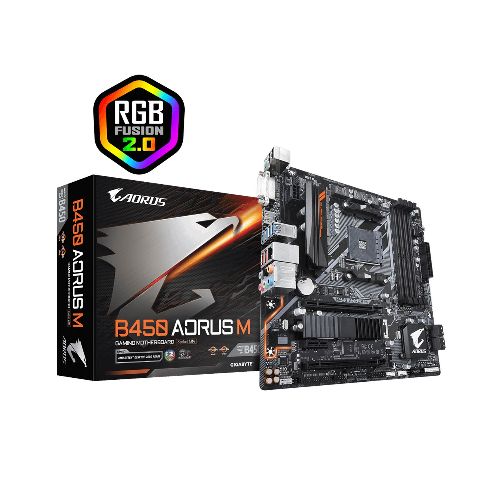 Tarjeta Madre Gigabyte B450 Arous M Socket AM4 microATX