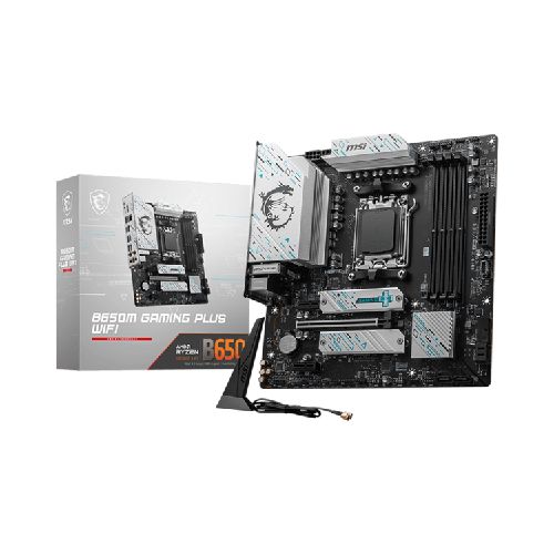 Tarjeta Madre MSI B650M GAMING PLUS WIFI, AM5, DDR5