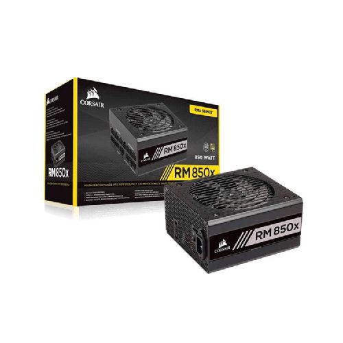 Fuente de poder Corsair RM850X , 80 Plus Gold ,Full Modular, 850W