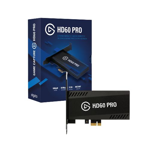 Elgato HD60 PRO – Tarjeta Capturadora para Transmisión y Grabación 1080p60 / PCI-e / PC Stream