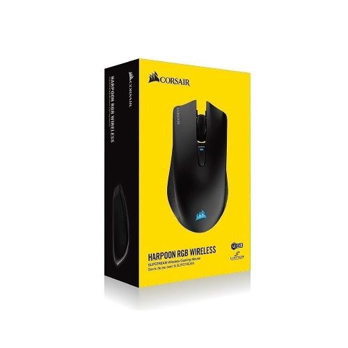 Mouse Inalámbrico Corsair Harpoon RGB Wireless / 10,000 DPI / Slipstream 2.4GHz / Bluetooth 4.0