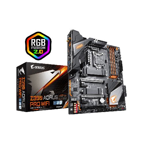 Tarjeta Madre Gigabyte Z390 Aorus PRO WIFI / LGA 1151 / ATX / RGB Fusion 2.0