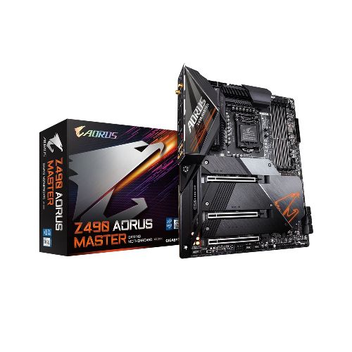 Tarjeta Madre Gigabyte Z490 Aorus Master / Intel 1200 / ATX / WIFI 6 Dual Band 802.11ac / RGB Fusion 2.0