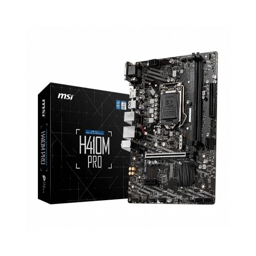 Tarjeta Madre MSI Micro-ATX H410M PRO, S-1200, Intel H410, HDMI, 64GB DDR4 para Intel