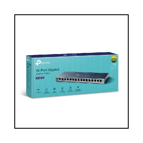 TP-LINK TL-SG116 Switch para escritorio de 16 puertos Gigabit