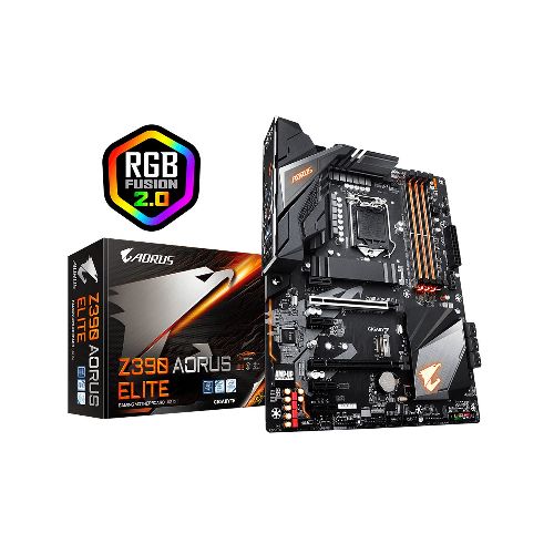 Tarjeta Madre Gigabyte Z390 Aorus Elite / LGA 1151 / ATX / RGB Fusion 2.0