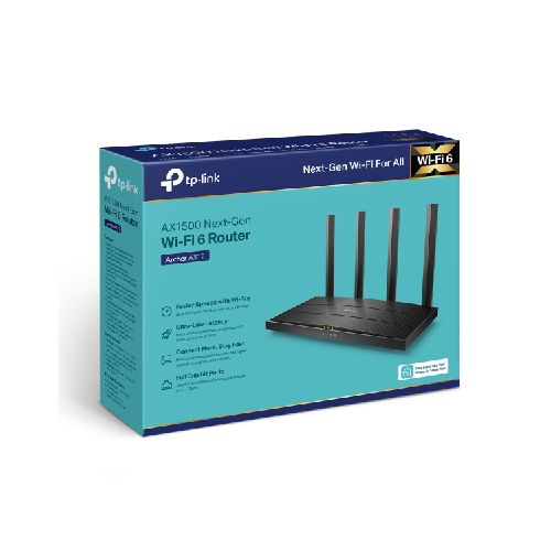 TP-LINK Router Archer AX12, WiFi 6 Doble Banda AX1500