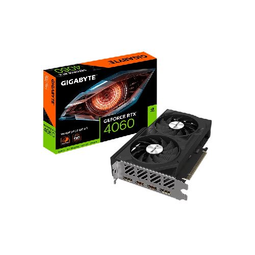 Tarjeta de Video Gigabyte GeForce RTX™ 4060 Windforce OC 8gb GB