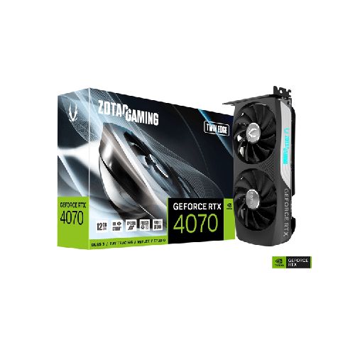 Tarjeta De Video ZOTAC GeForce RTX 4070 TWIN EDGE OC 12GB GDDR6X