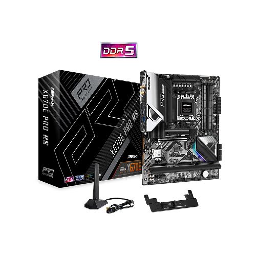 Tarjeta Madre ASROCK X670E PRO RS AM5 DDR5 WIFI