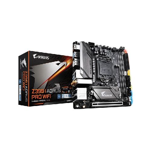 Tarjeta Madre Gigabyte Z390 I Aorus PRO WiFi LGA1151 mini-ITX RGB Fusion 9va/8va Gen. Intel