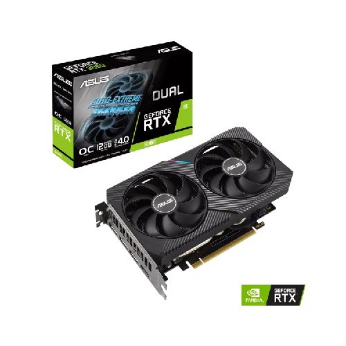 Tarjeta de Video Asus Dual RTX 3060 OC 12GB