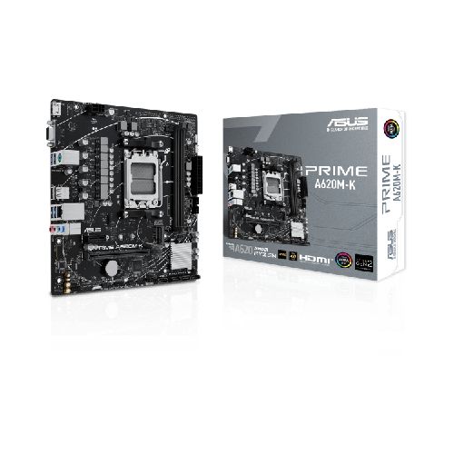 Tarjeta Madre ASUS PRIME A620M-K, DDR5, RYZEN AM5