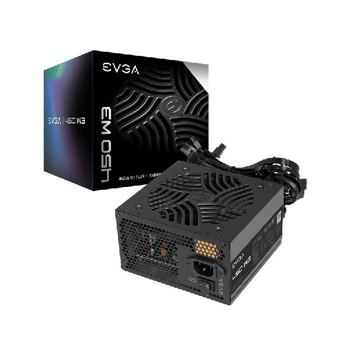 Fuente de Poder EVGA 450 W3 80 PLUS White, 24-pines ATX, 120mm, 450W