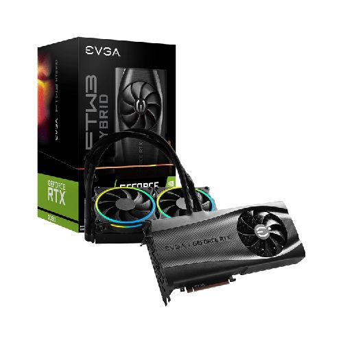 Tarjeta De Video Evga GeForce RTX 3080 FTW3 ULTRA Hybrid Gaming 10GB / 10G-P5-3898-KR