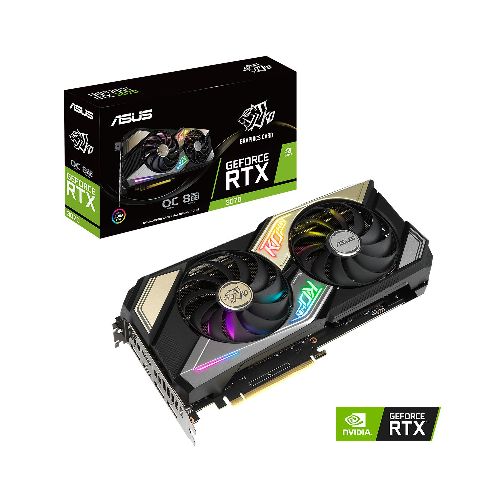 Tarjeta De Video ASUS GeForce RTX 3070 KO OC 8GB / Nvidia / DP, HDMI | Serie 30