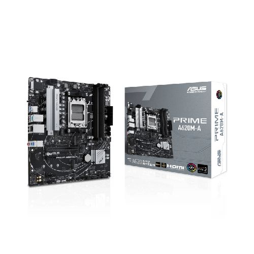 Tarjeta Madre ASUS PRIME A620M-A-CSM, DDR5, AM5, micro ATX