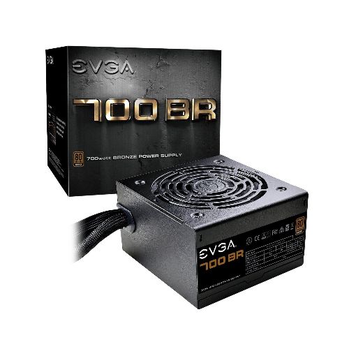 Fuente de Poder EVGA 700BR 80 PLUS Bronze BR-0700-K1