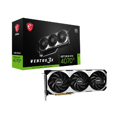 Tarjeta De Video Msi GeForce RTX 4070 Ti Ventus 3X