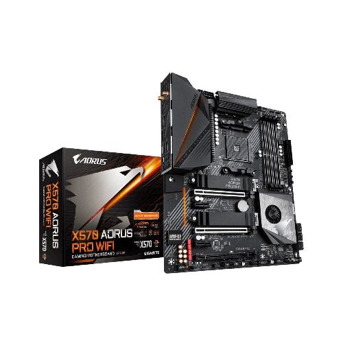 Tarjeta Madre AORUS ATX X570 AORUS PRO WIFI, S-AM4, AMD X570, HDMI, 128GB DDR4 para AMD Ryzen