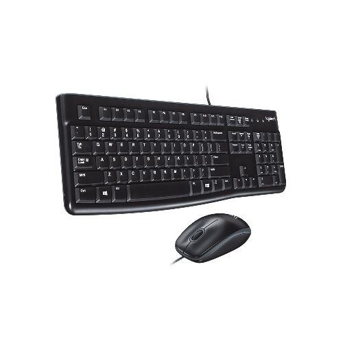 Kit de Teclado y Mouse Alámbrico Logitech MK120