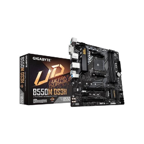 Tarjeta Madre Gigabyte B550M-DS3H AM4 DDR4