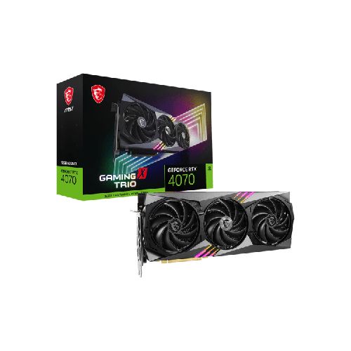 Tarjeta De Video MSI GeForce RTX 4070 GAMING X TRIO 12GB GDDR6X