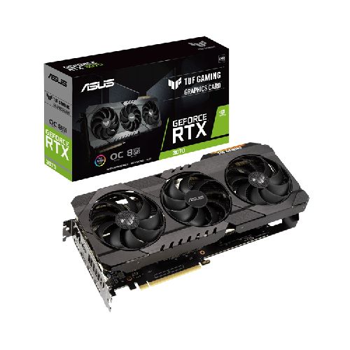 Tarjeta De Video ASUS Tuf Gaming RTX™ 3070 OC 8G GDDR6 LHR