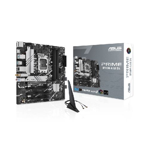 Tarjeta Madre ASUS PRIME B760M-A AX D4 INTEL SOC 1700