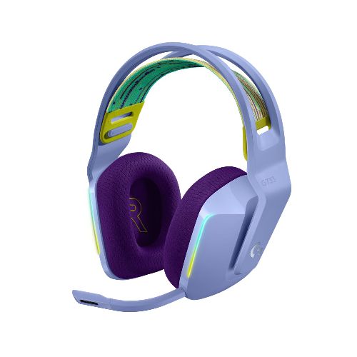 Auriculares / Headset Logitech G733 Lila Lightspeed Inalámbrico / RGB Lightsync / 981-000889 NLL