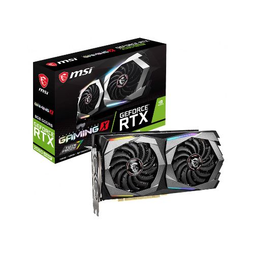 Tarjeta De Video MSI GeForce RTX 2060 Super Gaming X 8GB / Nvidia / HDMI, DP / Dual Fan / RGB Mystic Light