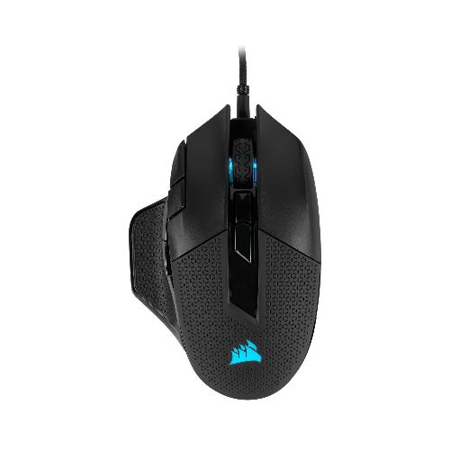 Mouse Gamer Corsair Nightsword RGB Negro 18 000 DPI con Pesas 119g – 137g