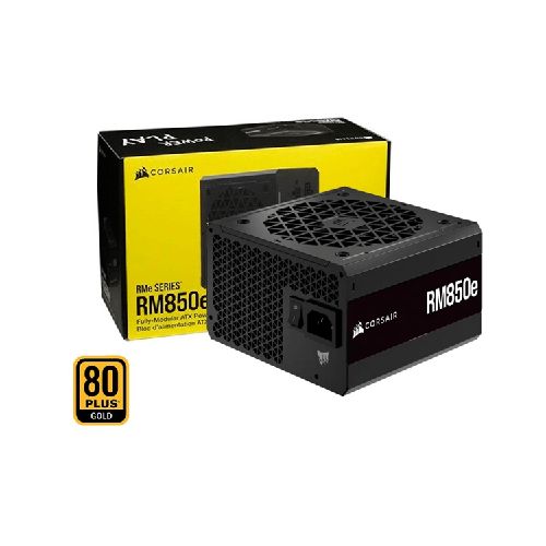 Fuente de poder Corsair RM850E , 80 Plus Gold ,Full Modular, 850W