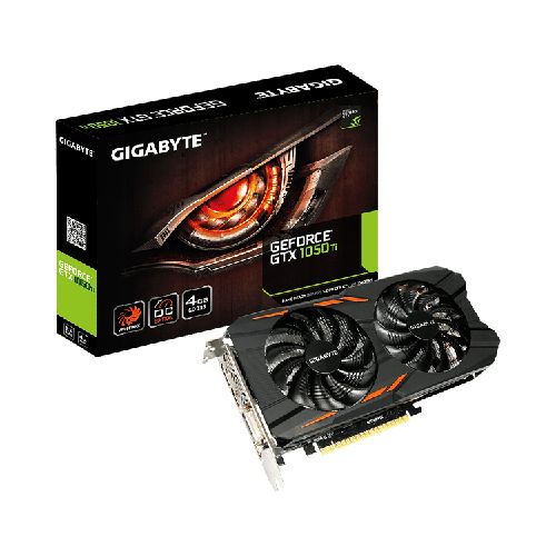 Tarjeta De Video Gigabyte GeForce GTX 1050Ti OC 4GB GDDR5 / GV-N105TOC-4GD