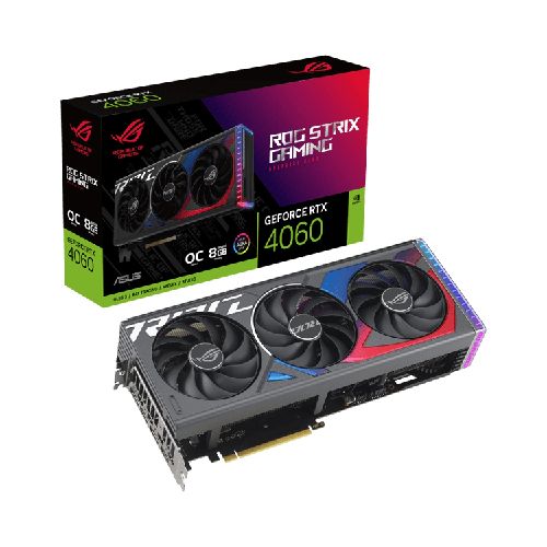 Tarjeta De Video ASUS Rog Strix GeForce RTX 4060 OC 8GB GDDR6