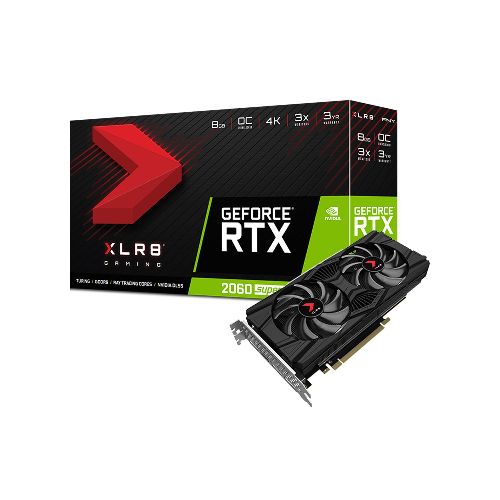 Tarjeta De Video PNY GeForce RTX 2060 Super XLR8 Gaming OC 8GB / Nvidia / HDMI, DP / Dual Fan