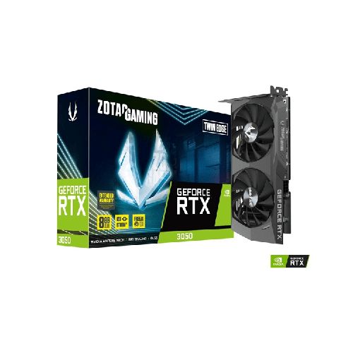 Tarjeta de Video Zotac RTX 3050 Twin Edge 8GB GDDR6